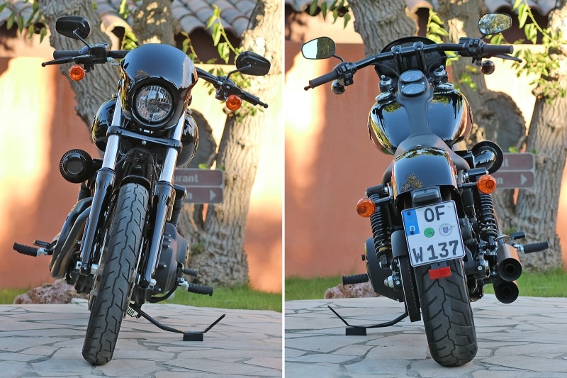 FXDLS ローライダーS(2016) フロントビュー / リアビュー