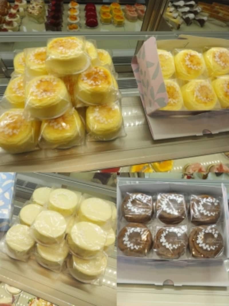 「ラ・プレシューズ」の「プチフロマージュ」(1個税別180円、6個入税別1,180円)、「パタートドゥース」(1個税別220円、6個入税別1,420円)、「モワルーショコラ」(1個税別200円、6個入税別1,300円)