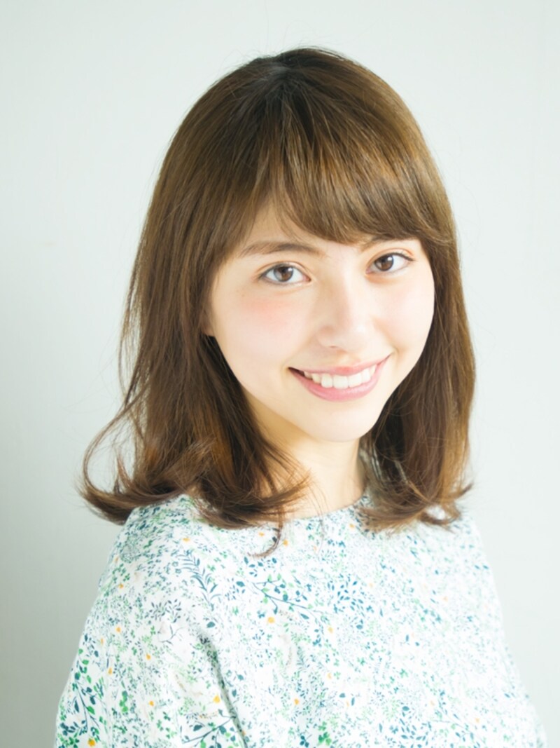 ランダムな毛先の動きが可愛い