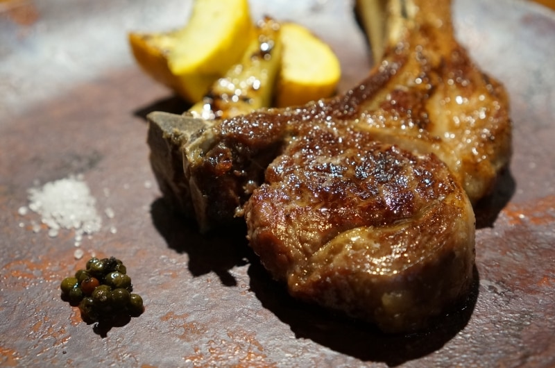 マトンの薪焼き