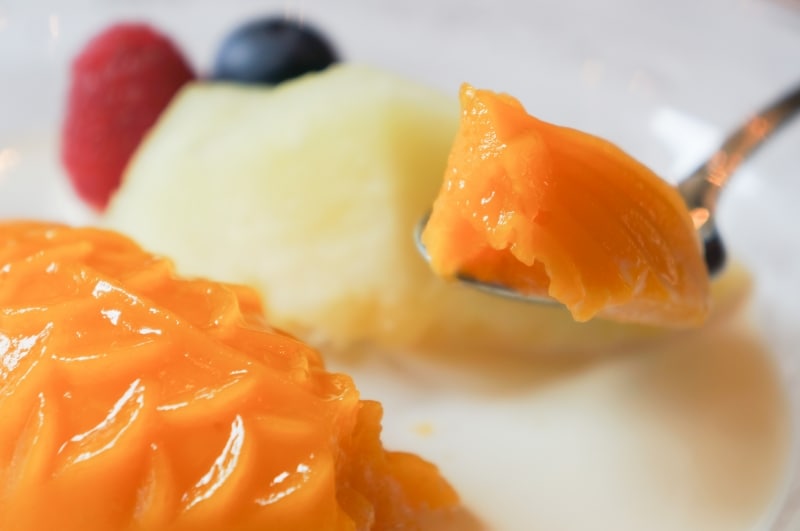 マンゴーの果肉感を感じる