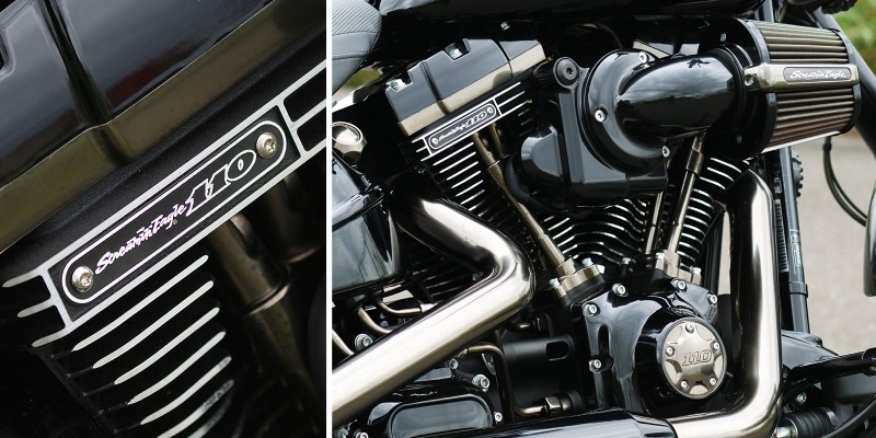排気量1,801cc / スクリーミンイーグル ツインカム110のパワーは随一！