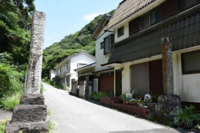 2本の石柱(無字門)