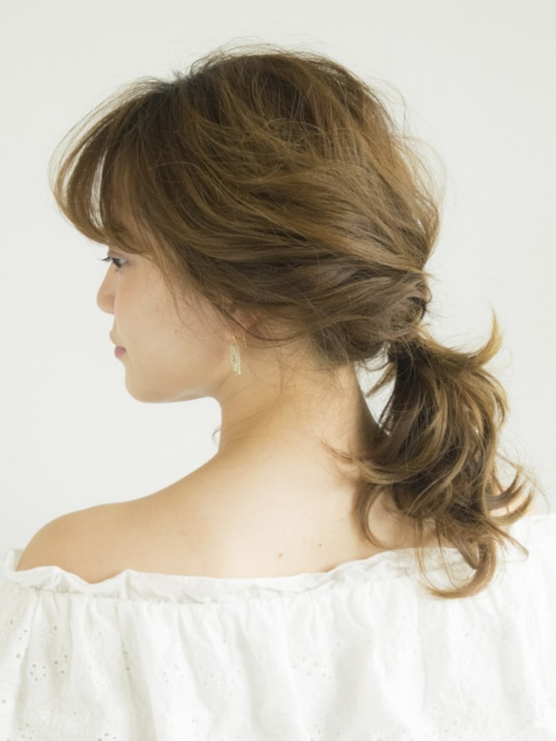 ノットヘア―アレンジ・左サイド