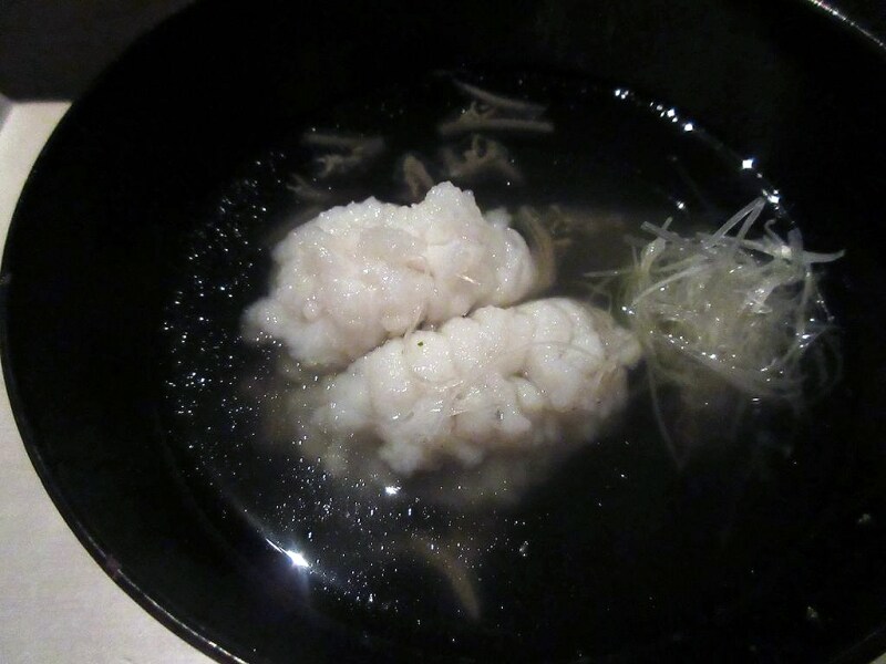 御椀／鱧葛叩き・梅雫