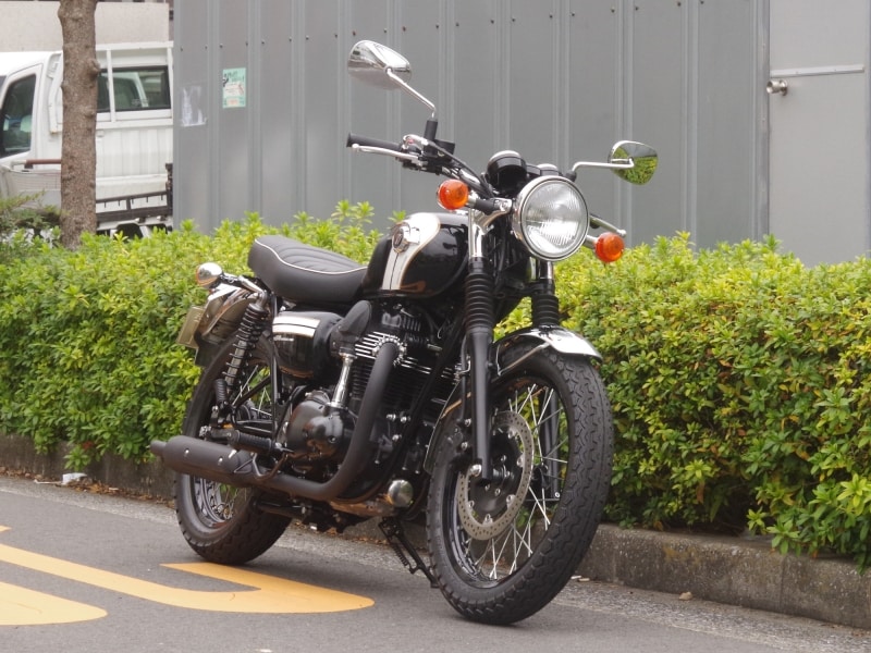カワサキのW800なんかはJ・OやFREEDOMに似合うと思う!