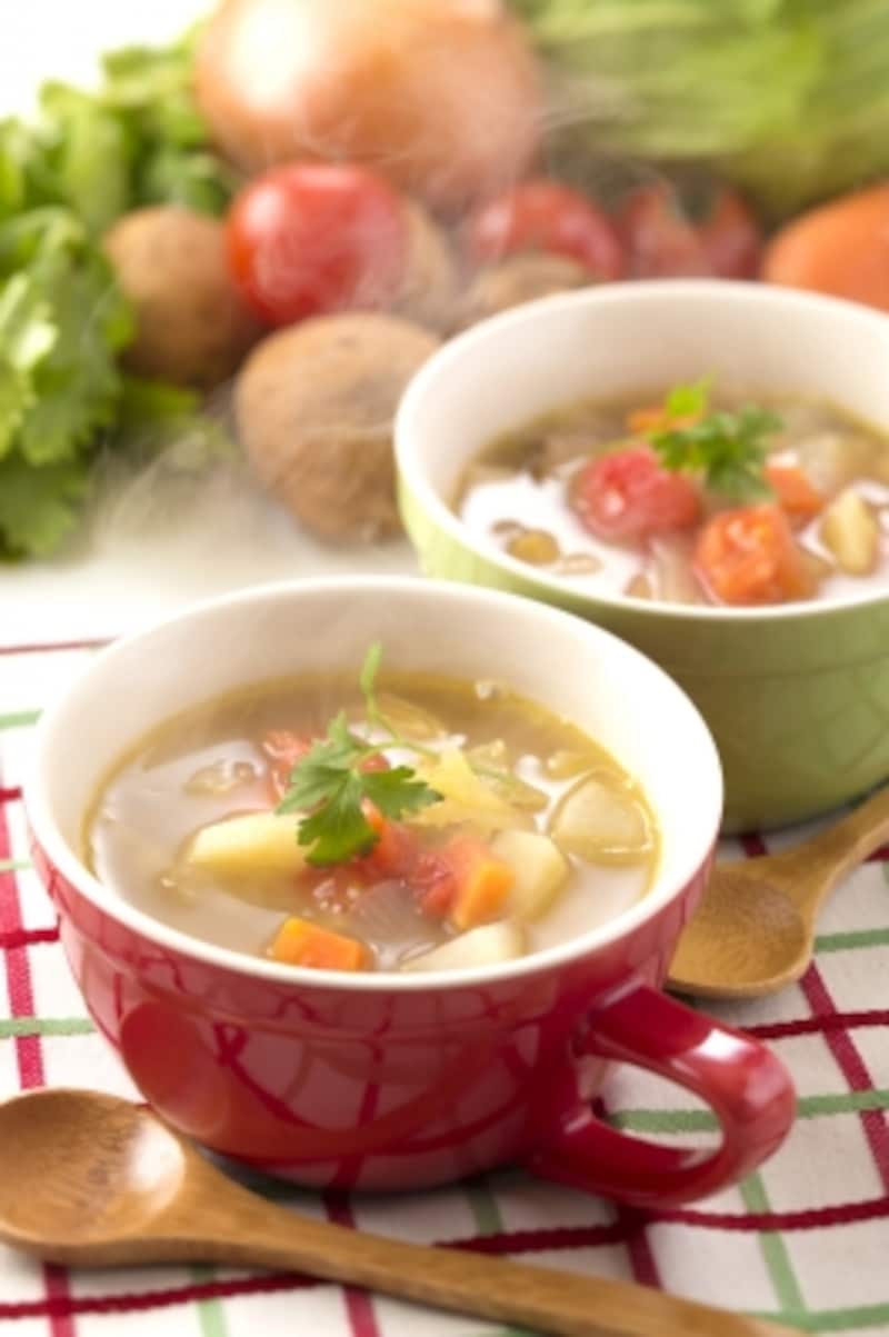 お腹がすいて眠れないときはスープやスルメを。