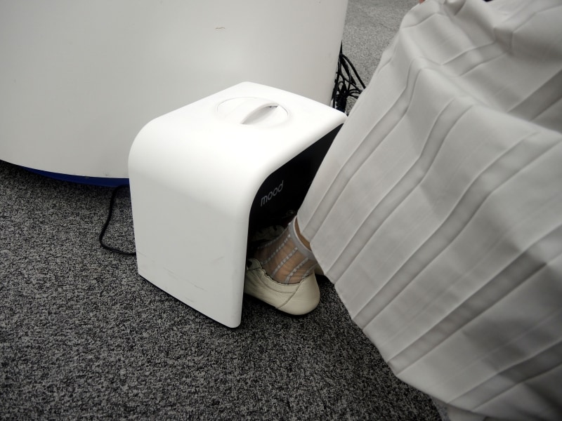 足湯に浸かっているような感覚になれる