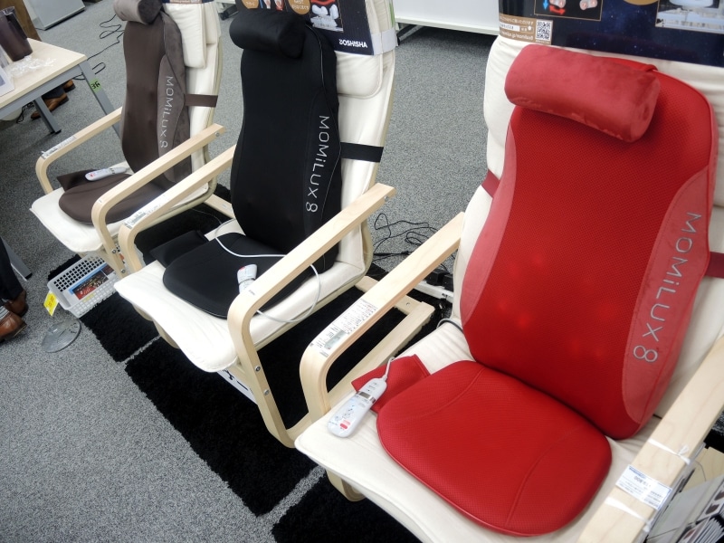 椅子に置いて使えるので設置スペースに悩むこともない