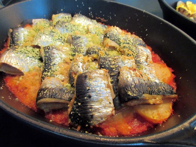 イワシの香草パン粉焼き