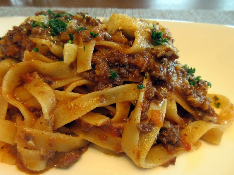 タリアテッレ 北海道産蝦夷鹿肉のボロネーズ