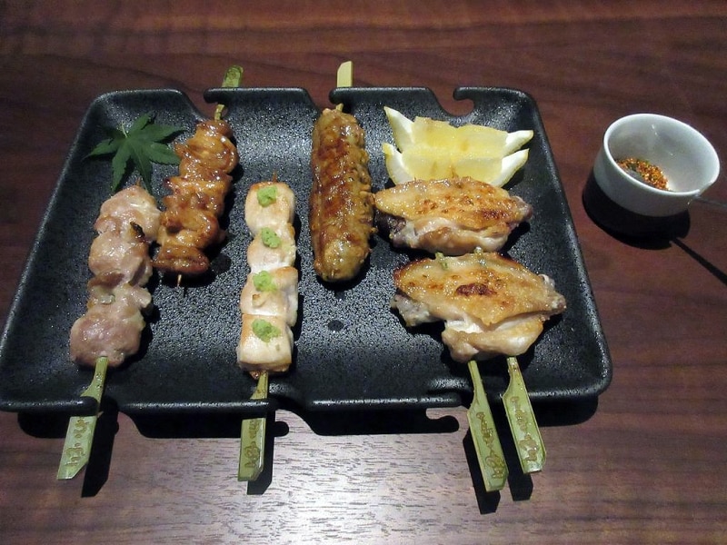 いわい鶏五種盛り合わせ