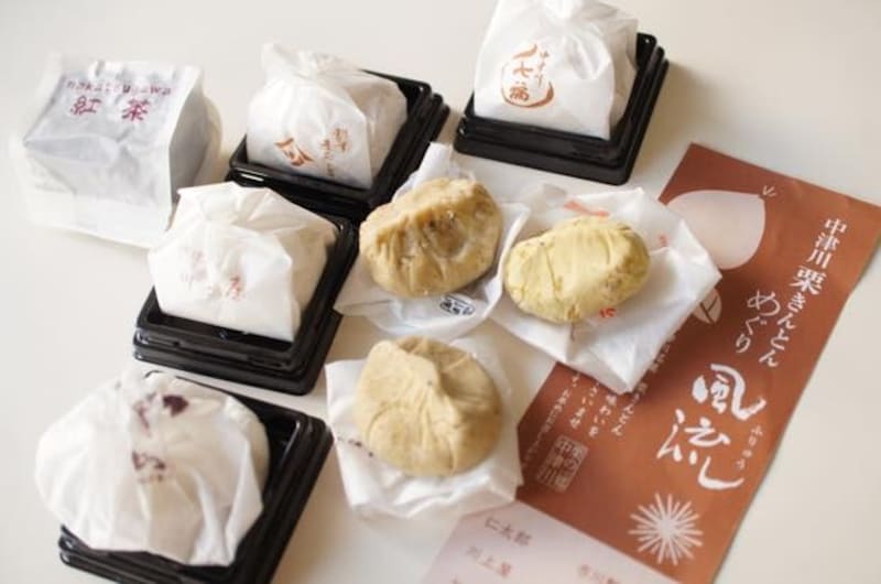 中津川 栗きんとんめぐり「風流」のセット内容