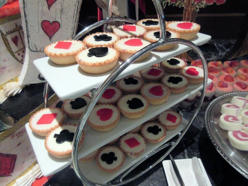 ホワイトチョコのトランプ・タルト