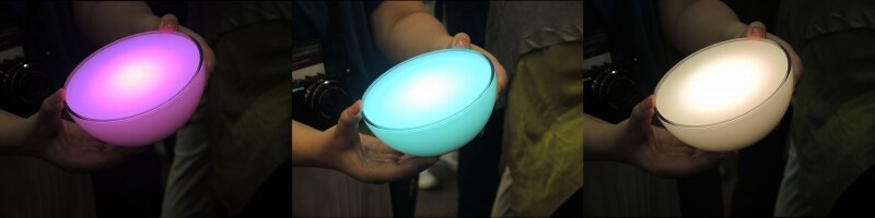 背面のボタンをダブルクリック後、押しっぱなしにすると色調がグラデーションで変化していく