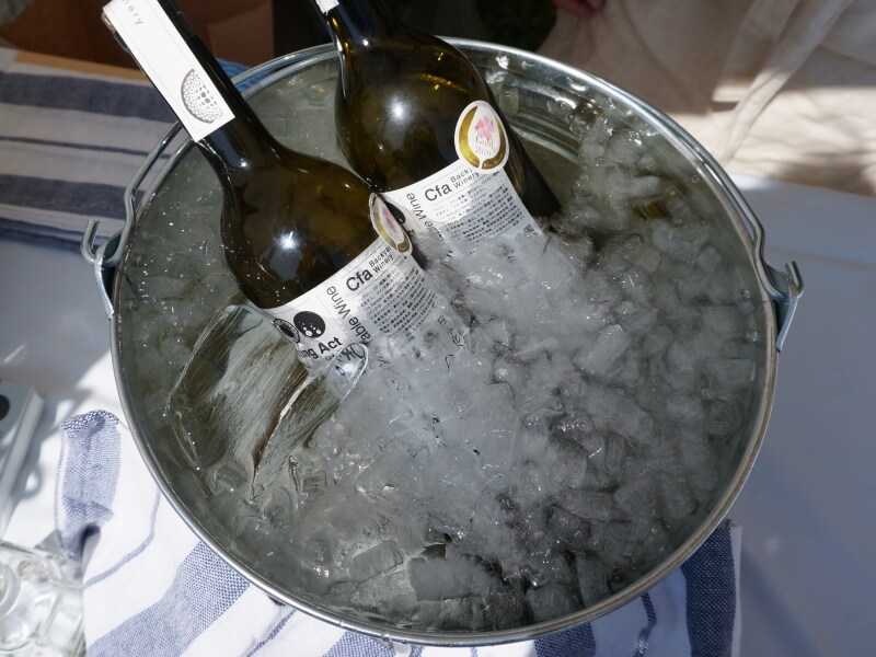 CFAバックヤードワイナリー。たくさんの事柄が記されているこだわりのラベル