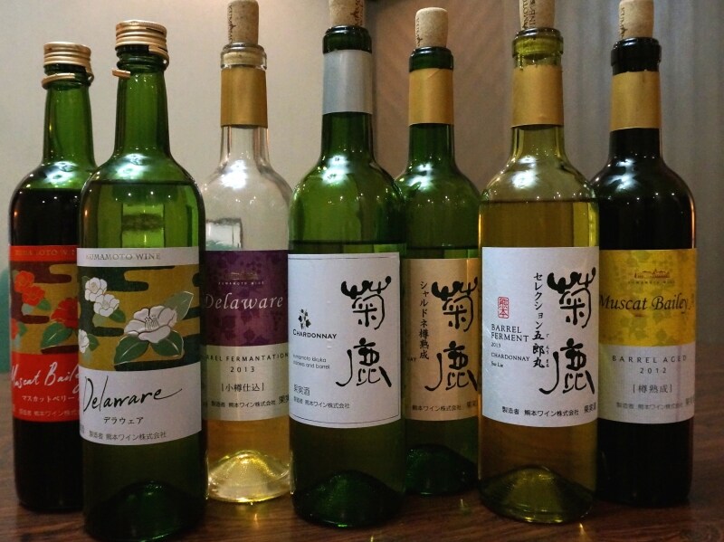 熊本ワインのボトル大集合！