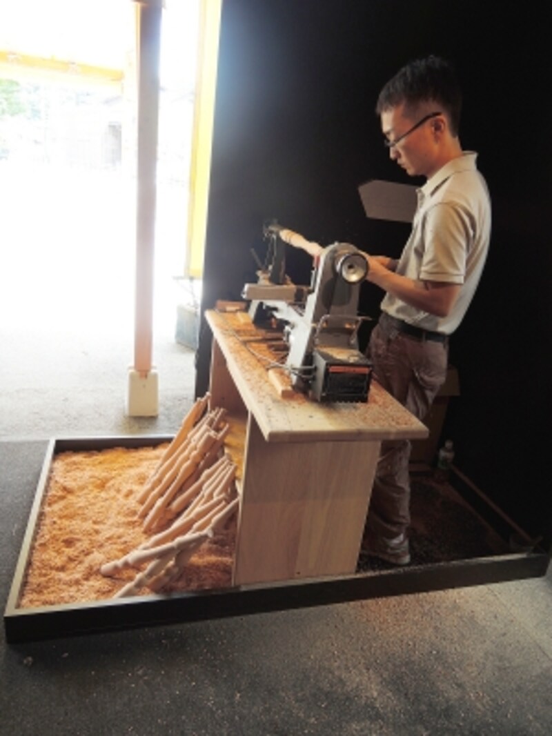 ろくろひきの写真