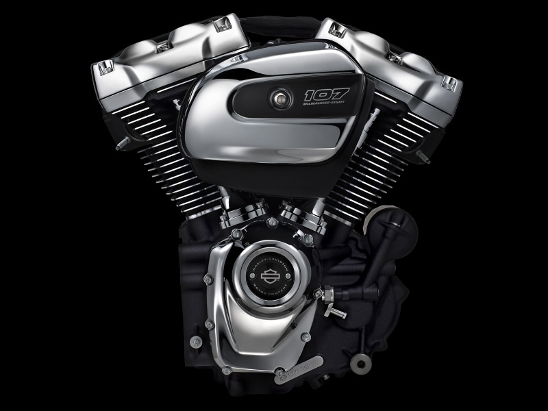 107キュービックインチ（排気量1,745cc）新型空冷Vツインエンジン［ミルウォーキーエイト］