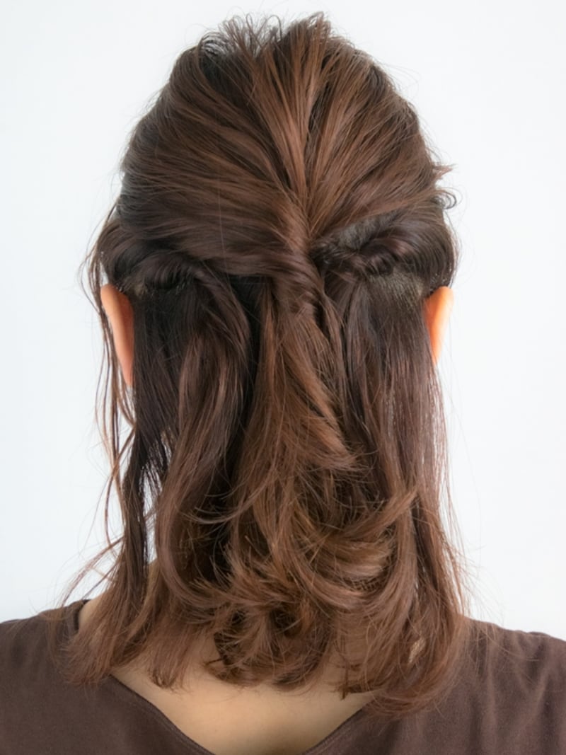 ねじれが3つできる