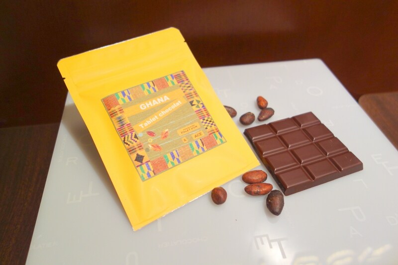 完成したチョコレート