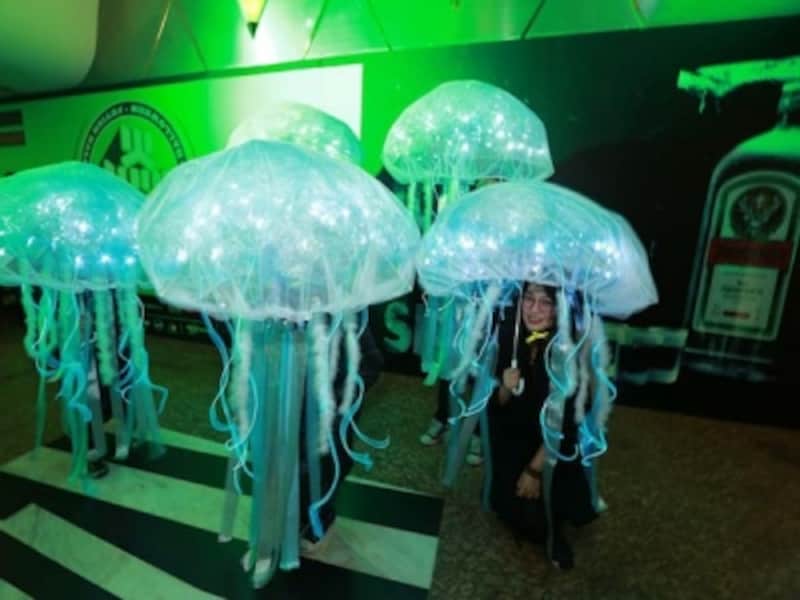 友達と一致団結で一つの世界観を展開＠YEN Fetish?Halloween  Party（C）O2culture（凹凸文化）