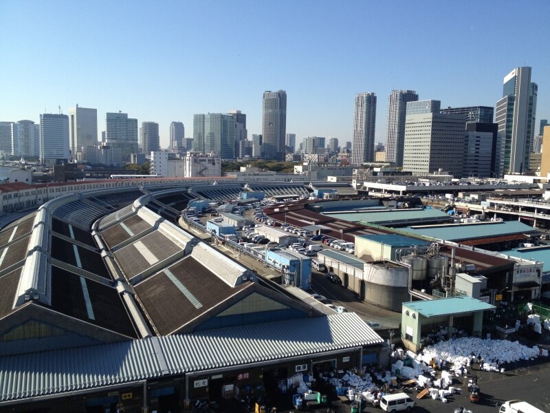 移転問題に揺れる築地市場