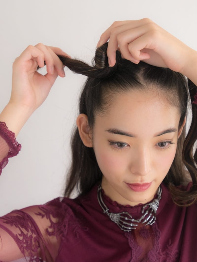 よじれを利用してさらにねじる