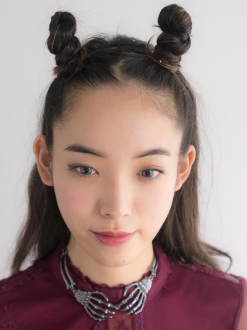 タイトにねじったツノがおしゃれ