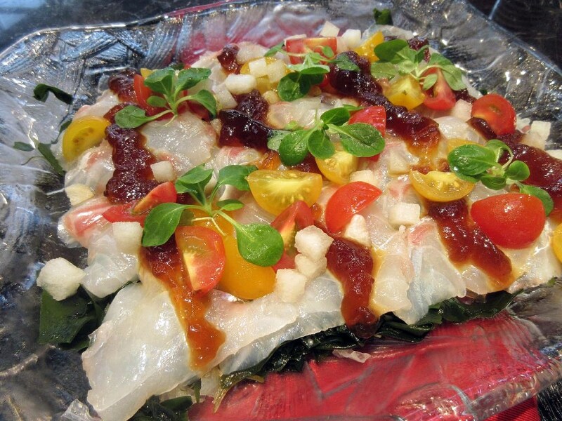 マダイのカルパッチョ