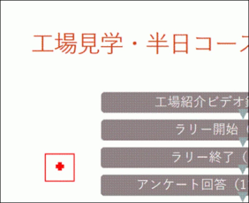マウスポインターが「ペン」が使える形状に切り替わる。