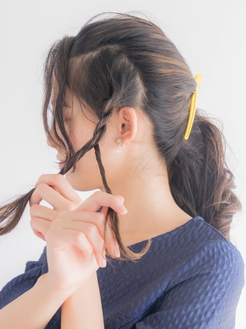 ロープのような編み目になってくる