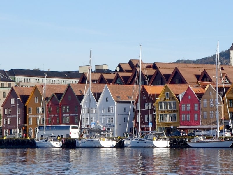 ベルゲンのブリッゲン地区