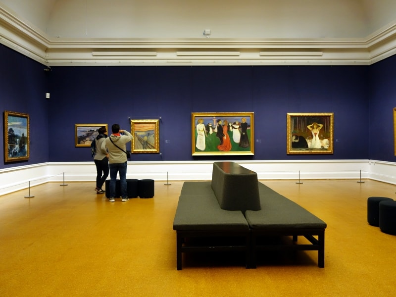 国立美術館/ムンクの部屋