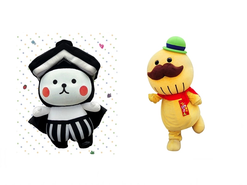 左から、とち介、つげさん