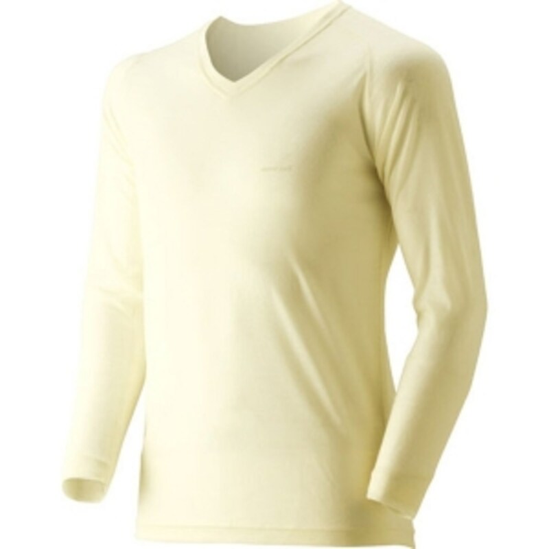 mont-bell スーパーメリノウール L.W.Vネックシャツ Men's 5040円/Amazon