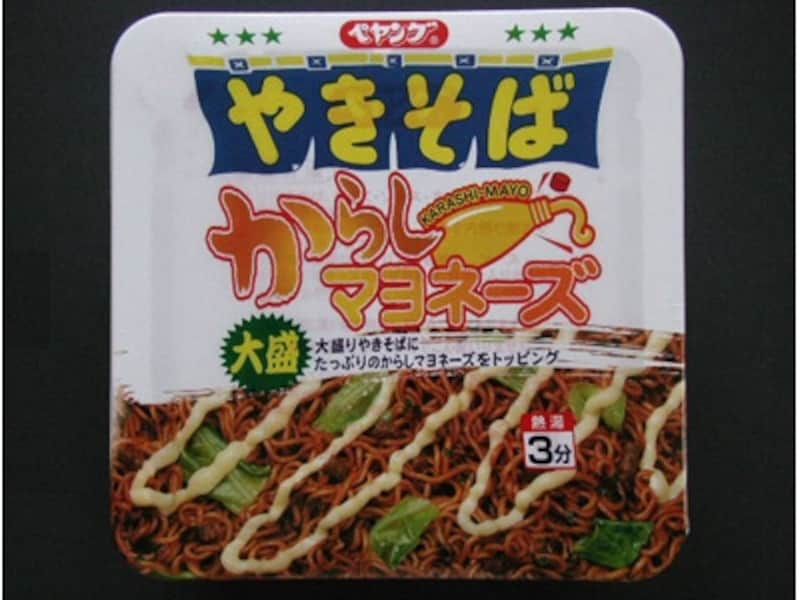 ペヤングからしマヨネーズやきそば大盛