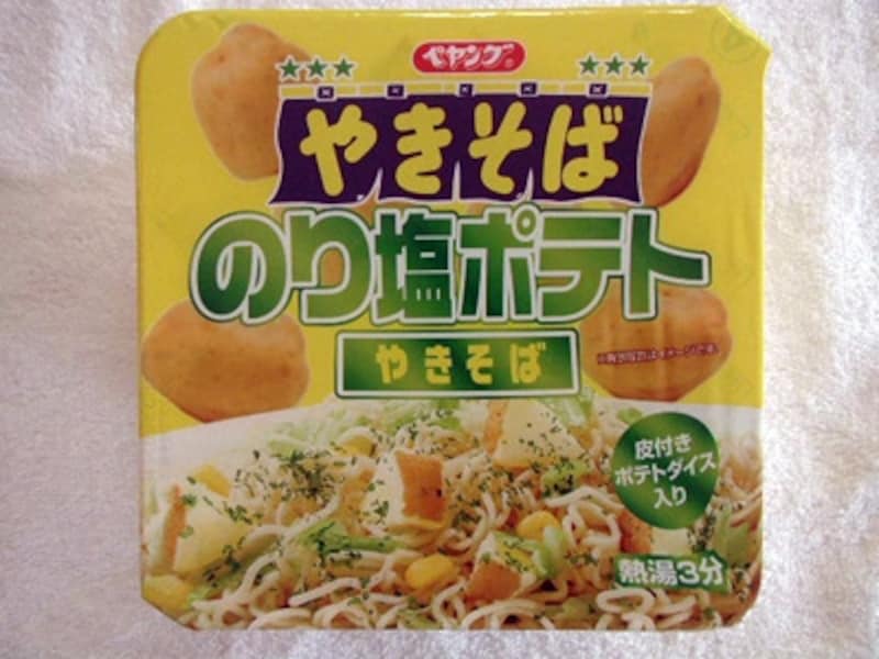 ペヤングのり塩ポテトやきそば