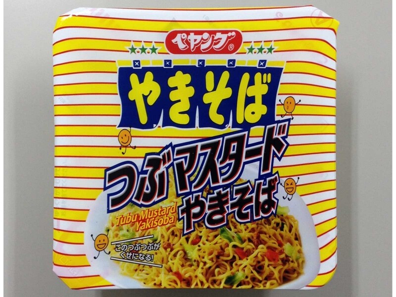 ペヤングつぶマスタードやきそば