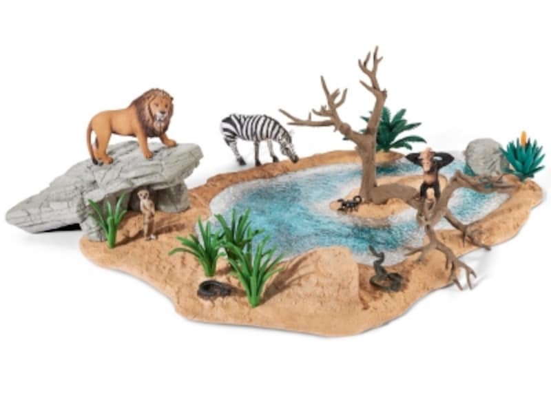 シュライヒ／動物達の水飲み場セット （15984円）