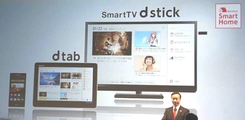 スマートTVを実現するdtabとdstick