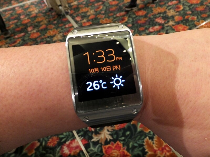 腕時計型ツールGALAXY Gear
