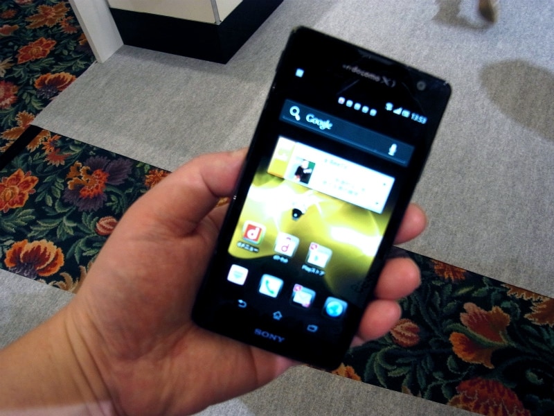 初のXi対応XperoiaundefinedXperiaundefinedGXundefinedSO-94D