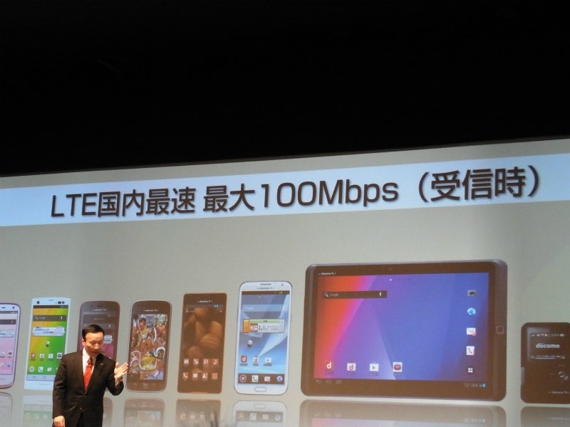 Xi 受信時最大100Mbpsへ