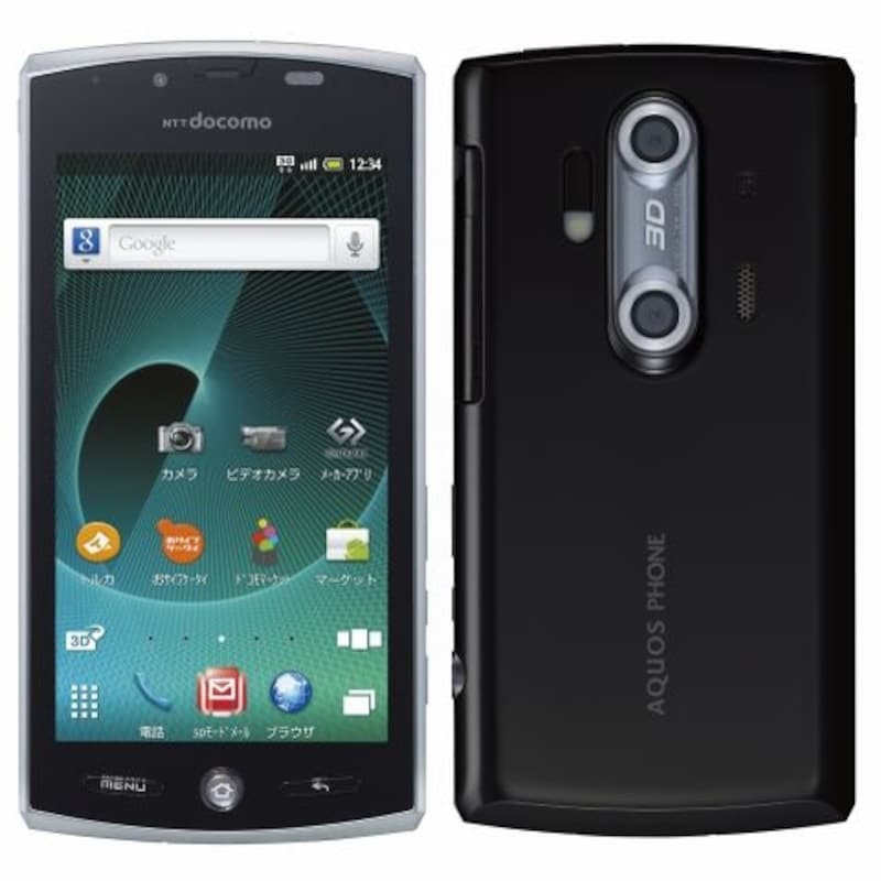 快適・快速の実用になる3DスマートフォンundefinedAQUOS&nbsp;PHONE&nbsp;SH-12C