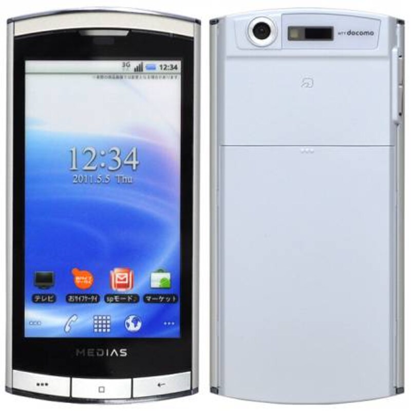 デザイン、機能のバランスがよく整っているスマートフォン「MEDIAS&nbsp;N-04C」