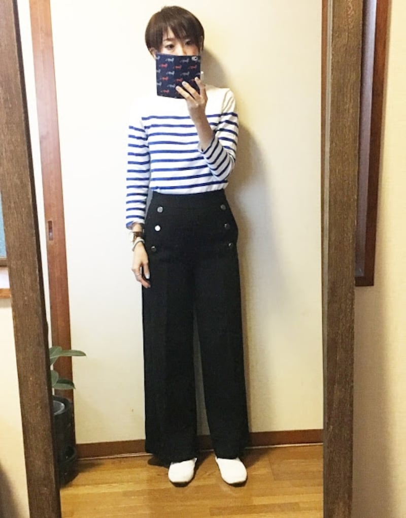 パネルボーダーを使ったコーディネート