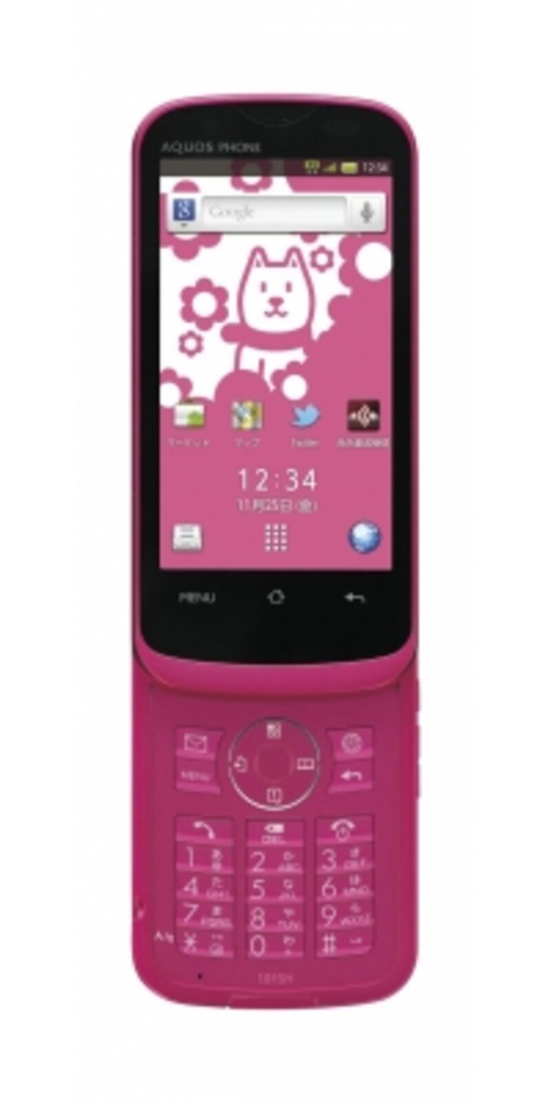 AQUOS PHONE 102SH（2011年12月上旬以降発売予定）