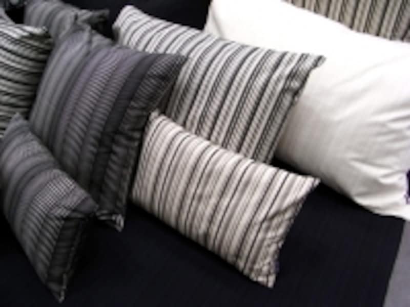 縞々のクッション