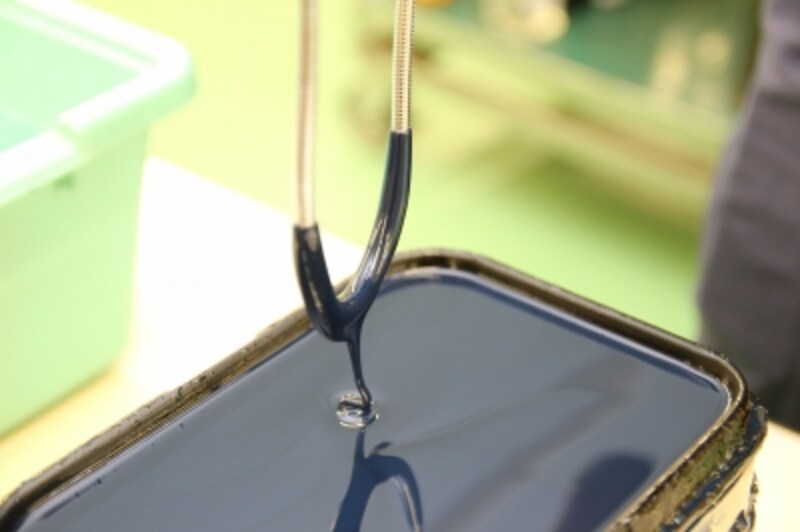 樹脂がコーティングされました